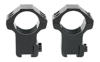 NcSTAR, 3/8" Dovetail Rings, Supports 1" Scope Tubes , Black, 2 Piece, Fits on 3/8" Dovetail Rails
