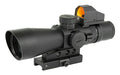 NcSTAR, 3-9X42 Scope with Micro Dot, 3-9X Magnification, 42mm Objective Lens, Black, 3 MOA Red Dot, Fits Weaver/ Picatinny Rails, Scope and Red Dot use (1) CR2032 Each (Included)