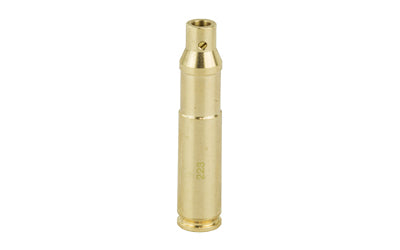 NcSTAR, .223REM Laser Cartridge Bore Sighter, Brass Finish, Fits 223 Remington Chambers