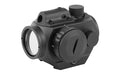 NcSTAR, Micro Green Dot with Integrated Red Laser, 25mm Objective Lens, Black, 3MOA Green Dot