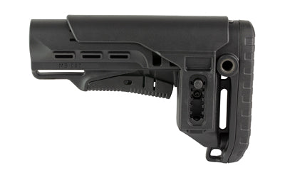 NcSTAR, Tactical Stock with Cheek Riser, Fits AR-15 with Mil Spec Buffer Tube, Matte Finish, Black
