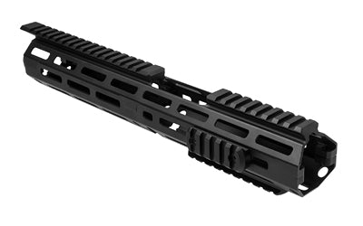 NcSTAR, MLOK Extended Handguard, Fits AR-15 with Carbine Length Gas System and Fixed Front Sight Base, Drop In, Anodized Finish, Black