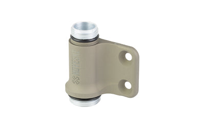 Noveske, Single Cell Offset, Weapon Light Body Mount, Compatible with Surefire E-Series and 3 Volt Scout Light, Left handed, Anodized Finish, Flat Dark Earth