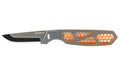 Outdoor Edge, Razor APX, Fixed Blade Knife, Plain Edge, 2.5" Blade Length, Includes (5) 5 Drop Point Blades, Matte Finish, Orange Titanium Coated Removeable Blade Storage Scales, Includes Polypropylene Sheath