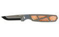 Outdoor Edge, Razor APX, Fixed Blade Knife, Plain Edge, 3" Blade Length, Includes (1) Saw, (3) Drop point Blades, (2) Caping Blades, (1) Gutting Blade, Matte Finish, Orange Titanium Coated Removeable Blade Storage Scales, Includes Polypropylene Sheath