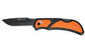 Outdoor Edge, Razor EDC Lite, Folding Knife, Plain Edge, 2.5" Blades, 420J2 Stainless Steel, Includes (2) Drop Point Blades, Black Oxide Blade Finish, Orange Handle