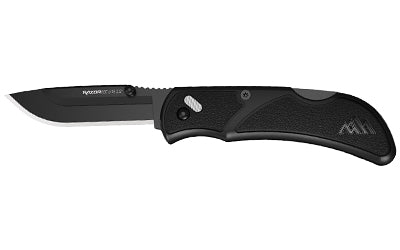 Outdoor Edge, Razor EDC Lite, Folding Knife, Plain Edge, 2.5" Blades, 420J2 Stainless Steel, Includes (2) Drop Point Blades, Black Oxide Blade Finish, Black Handle