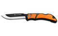Outdoor Edge, Razor EDC Lite, Folding Knife, Plain Edge, 3.5" Blades, 420J2 Stainless Steel, Orange and Black Handle, Includes (6) Drop Point Blades