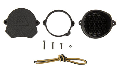 One Hundred Concepts, ScopeCap Pro, Lens Cover, Fits 52MM Scope Lenses, Matte Finish, Black, Flip-up Cover, Includes Kill Flash and ShockCollar