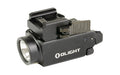 Olight, Baldr S, Rechargeable Weapon Mounted Light with Laser, Slide Rail Mount, Fits Picatinny, Green Laser, 800 Lumens, Black
