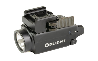 Olight, Baldr S, Rechargeable Weapon Mounted Light with Laser, Slide Rail Mount, Fits Picatinny, Green Laser, 800 Lumens, Black