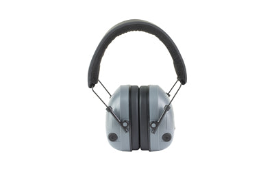 Champion Traps & Targets, Earmuffs, Electronic, 25dB NRR, Plastic, Gray