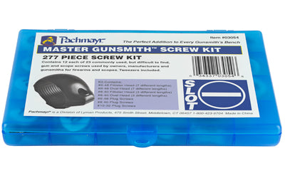 Pachmayr, Master Gunsmith Screw Kit, 277 Pieces, Black
