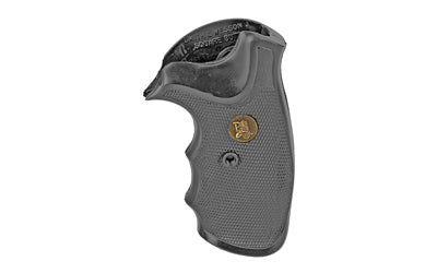 Pachmayr, Grip, Fits S&W J-Frame Square Butt with Finger Grooves, Black