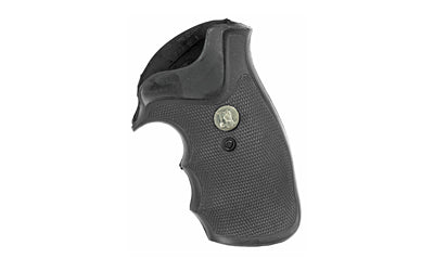 Pachmayr, Grip, Decelerator/Gripper, Fits S&W N Frame Round Butt, Black