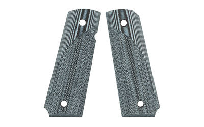 Pachmayr, G10 Material, Fits Full Size 1911, Gray/Black