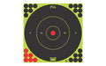 Pro-Shot Products, Splatter Shot, 12" Bullseye, Adhesive Target, 5 Pack, Black/Green