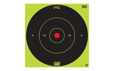 Pro-Shot Products, Splatter Shot, 12" Bullseye, Paper Target, 5 Pack, Black/Green