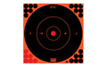 Pro-Shot Products, Splatter Shot, 12" Bullseye, Adhesive Target, 5 Pack, Black/Orange