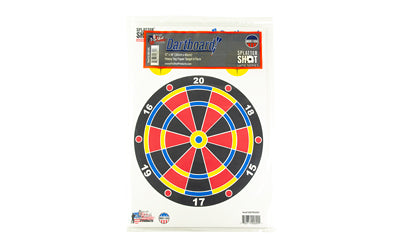 Pro-Shot Products, Splatter Shot, Game Series, Dart Board, 12"x18", 8 Pack, Multi Color