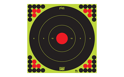 Pro-Shot Products, Splatter Shot, 17.5" Bullseye, Adhesive Target, 5 Pack, Black/Green