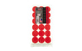 Pro-Shot Products, Splatter Shot, 1" Repair Pasters, Adhesive Target,, 216 Roll, Black/Red