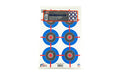 Pro-Shot Products, Splatter Shot, Multi-Bullseye, 12"x18", 8 Pack, Multi Color