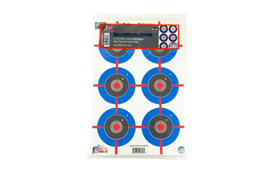 Pro-Shot Products, Splatter Shot, Multi-Bullseye, 12"x18", 8 Pack, Multi Color