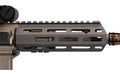 Q, Honey Badger Handguard Kit, M-LOK, 6", Fits Honey Badger/AR Upper Receivers, Clear Anodized Finish, Gray, Includes Barrel Nut and Hardware