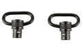 Quake, Claw QD Flush Cup Swivel, 2 Pack, Steel Construction, Black