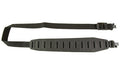 Quake, Claw Standard 2.0, 2 Point Rifle Sling, Black, Includes Hush Stalker II QD Metal Sling Swivels