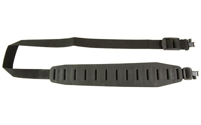 Quake, Claw Standard 2.0, 2 Point Rifle Sling, Black, Includes Hush Stalker II QD Metal Sling Swivels