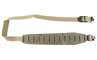 Quake, Claw Standard 2.0, 2 Point Rifle Sling, Sand Camo, Includes Hush Stalker II QD Metal Sling Swivels