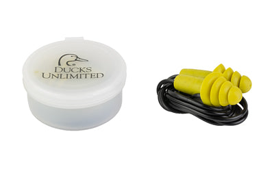 Radians, Ducks Unlimited Corded Earplug, Reusable Design, 2 Pair, Green, Comes with Case