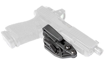 Raven Concealment Systems, Vanguard, Inside Waistband Holster, Fits Gen 3-5 Glock 17,19,22,23,26,31,32,45, Polymer, Black, Ambidextrous,  1.5" Overhook Struts, Raven Claw