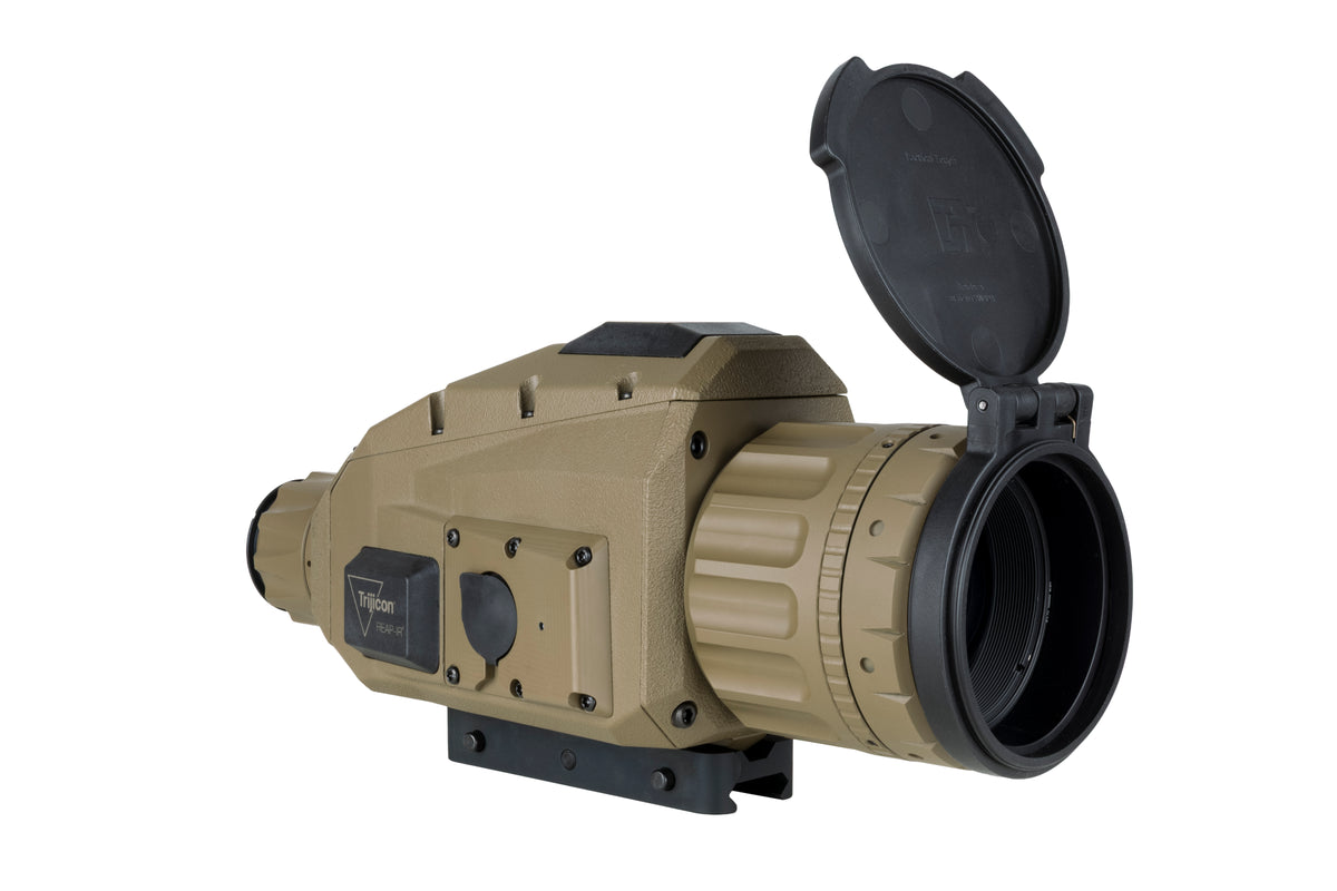 Trijicon Electro Optics, REAP-IR-50, Thermal Optic, 1.5X Optical Magnification, 1-8X Digital Magnification, 1.5-12X Combined Magnification, 50mm Objective, Multiple Reticles,1024X768 Thermal Sensor, 50Hz Frame Rate, Q-LOC Picatinny Rail Mount, Flat Dark
