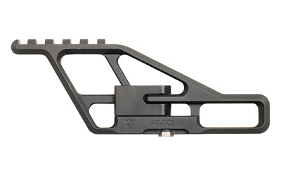 RS Regulate, Front Biased Lower, Modular Side Mount, Fits AKM Type Rifles, Matte Finish, Black, Not Compatible with Folding Stocks