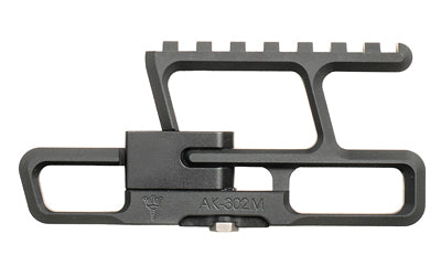 RS Regulate, Rear Biased Lower, Modular Side Mount, Fits AKM Type Rifles, Matte Finish, Black, Not Compatible with Folding Stocks