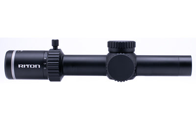 Riton Optics, 5 Series TACTIX, Rifle Scope, 1-10X24mm, 3 OT Illuminated Reticle, First Focal Plane, Black