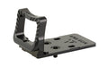 Radian Weapons, Guardian, Trijicon RMR Optic Guard Mount, Fits MOS Glock, Anodized Finish, Black, Includes Stealth Back Up Iron Sights