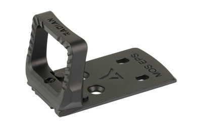 Radian Weapons, Guardian, Holosun EPS Optic Guard Mount, Fits MOS Glock, Anodized Finish, Black, Includes Stealth Back Up Iron Sights