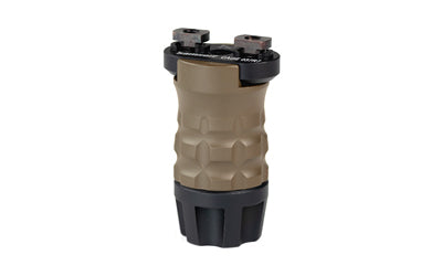 Samson Manufacturing Corp., Vertical Forend Grip, Fits M-LOK, Matte Finish, Flat Dark Earth, 2.125" Long, Grenade Texture
