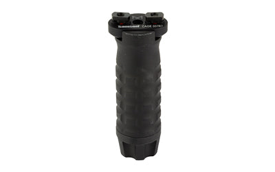 Samson Manufacturing Corp., Vertical Foregrip, Anodized Finish, Black, Fits M-LOK, Medium (3.5"), Grenade Design