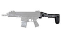 SB Tactical, Bren2, Folding Pistol Stabilizing Brace, Fits CZ Bren 2, Black, Includes Adjustable Nylon Strap