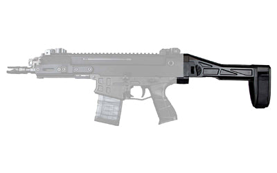 SB Tactical, Bren2, Folding Pistol Stabilizing Brace, Fits CZ Bren 2, Black, Includes Adjustable Nylon Strap