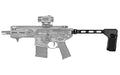 SB Tactical, FS1913, Folding Pistol Stabilizing Brace, Fits Platforms with M1913 Interface at the Rear of the Receiver, Black, Include Adjustable Nylon Strap, Polymer Strut