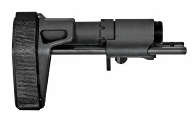 SB Tactical, PDW, Pistol Stabilizing Brace, Fits AR15, Compatible with Standard BCG and Carbine Buffers, Black, 3 Position Adjustable, Includes Adjustable Nylon Strap