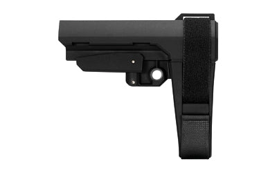 SB Tactical, SBA3, Pistol Stabilizing Brace, Fits AR Carbine Extension, Black, 5 Position Adjustable, Includes Adjustable Nylon Strap