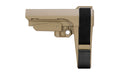 SB Tactical, SBA3, Pistol Stabilizing Brace, Fits AR Carbine Extension, Flat Dark Earth, 5 Position Adjustable, Includes Adjustable Nylon Strap