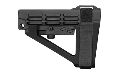 SB Tactical, SBA4, Pistol Stabilizing Brace, Fits AR Carbine Extension, Black, 5 Position Adjustable, Includes Adjustable Nylon Strap